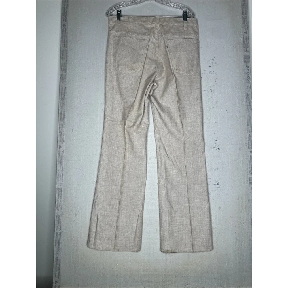 Vintage 1960s/70s Levi's Sta-prest Pleated Flared Pants | Size: ~34x29.5